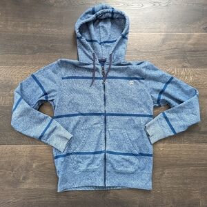 Billabong Women's full zip hoodie blue Sz M
